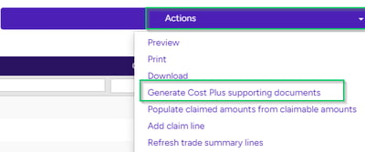 generate cost plus supporting documents-5