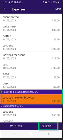 submit multiple expenses in app-1