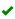 green tick icon