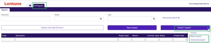 import project data-replacement-1